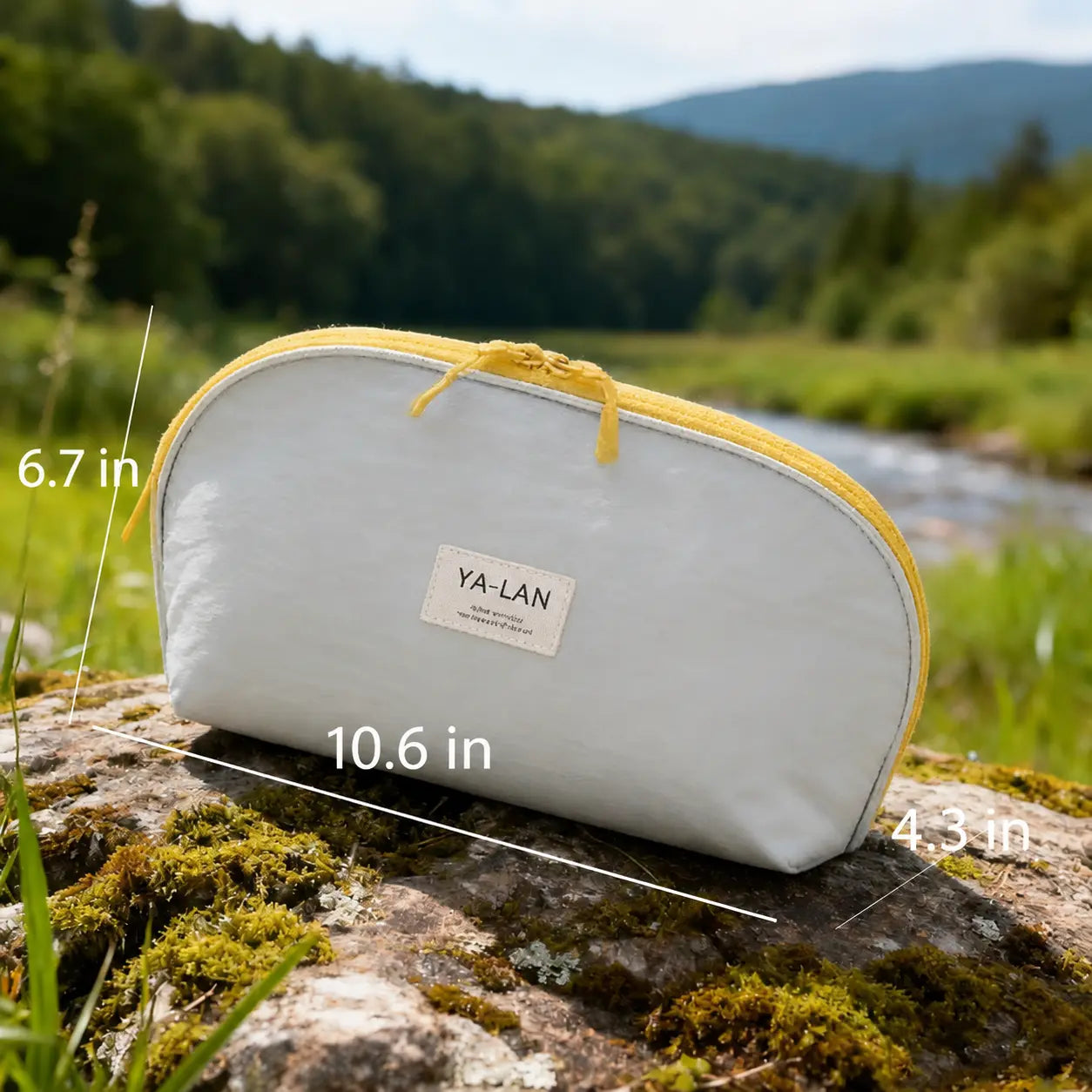 【2-pack】gray Lingerie storage bag