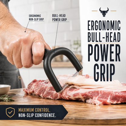 🥩✨Handheld Meat & Fat Trimming Tool for Brisket and Pork