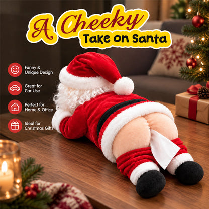 🎅 Funny Santa Butt Tissue Box