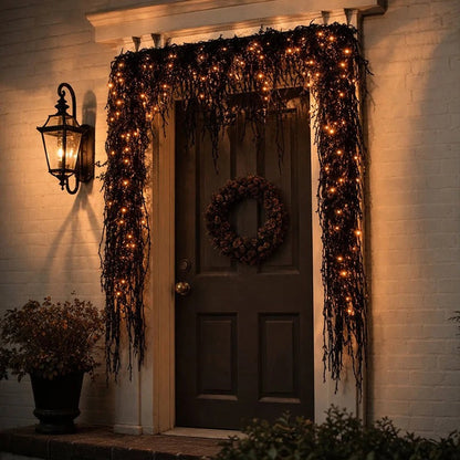 Artificial Hanging Vine Garland for Halloween Fireplace Decoration