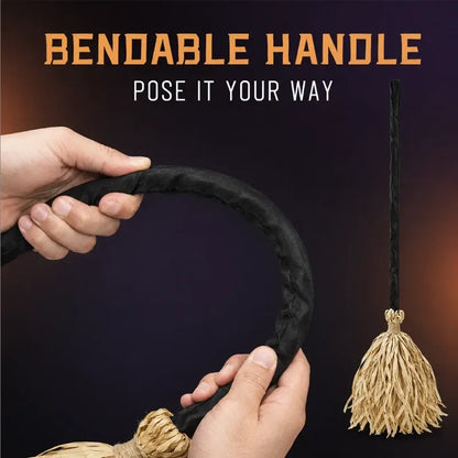 🧙 Bring Your Garden to Life This Halloween – Animated Witch Broom with Lights & Spooky Sounds. 49% Off. UK Stock