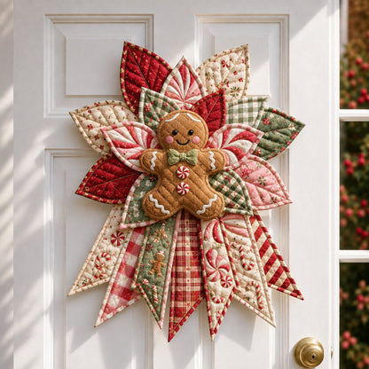 Frosty Snowman Wishes - Oversized Christmas Character Quilted Door Hanger Sewing Kit