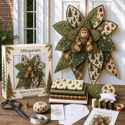 Hummingbird - Handmade Quilted Door Bow DIY Sewing Kit