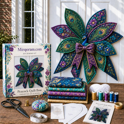 Owl - Handmade Quilted Door Bow DIY Sewing Kit