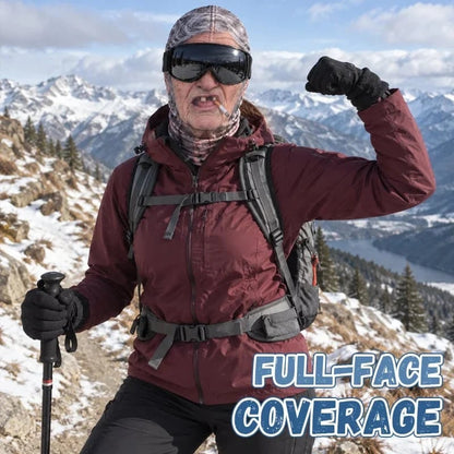 🔥Last Day Only$18.99🤣Funny Ski Mask with Realistic Face – Funny Winter Party Gear for Outdoor Groups