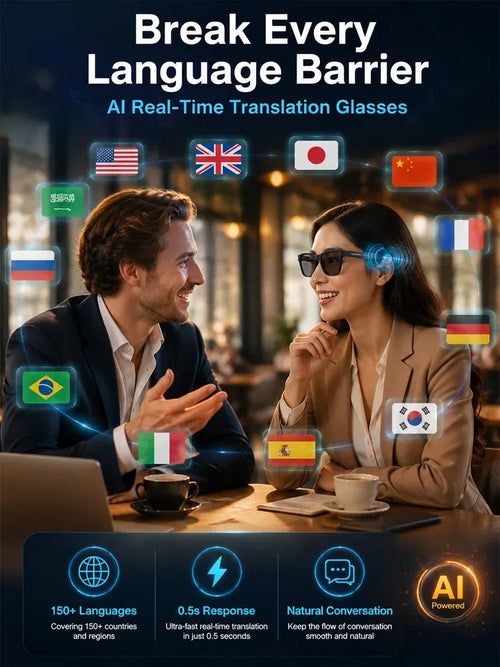 🕶️AI Smart Bluetooth Glasses