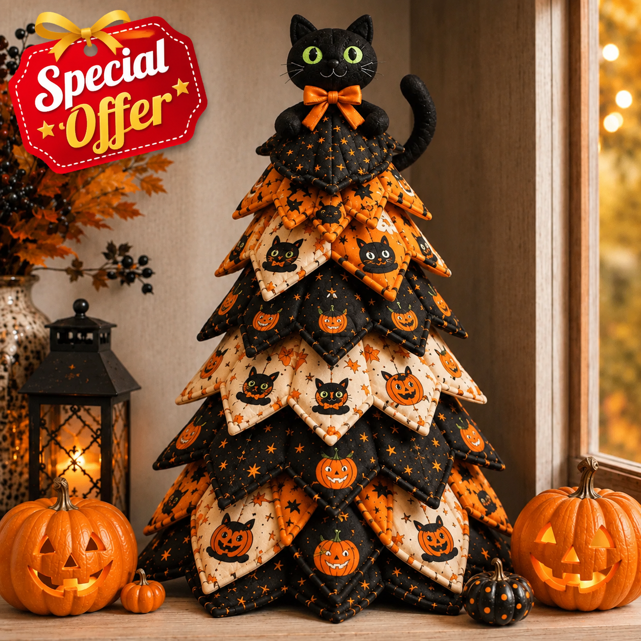 🔥Special Offer - Black Cat & Pumpkin