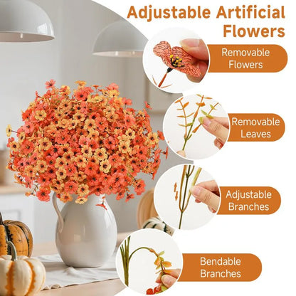 🍁UV-Resistant Artificial Daisy Flowers  for Fall Decor Halloween