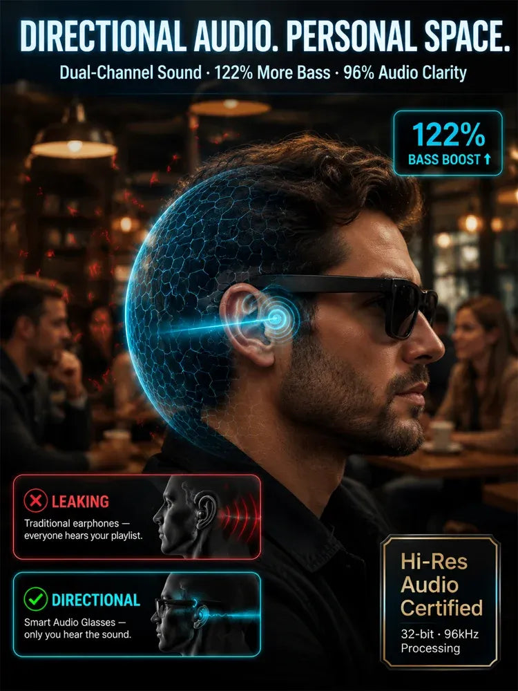🕶️AI Smart Bluetooth Glasses