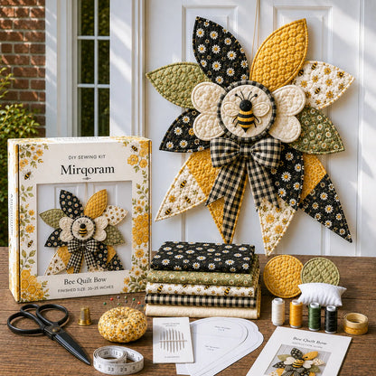 Owl - Handmade Quilted Door Bow DIY Sewing Kit