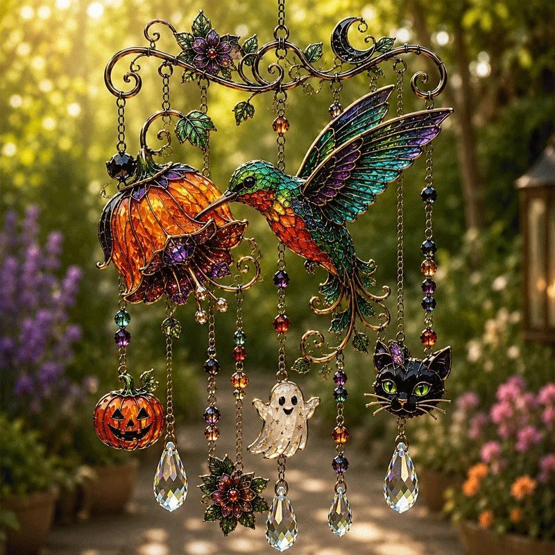 Halloween Sun Catcher Wind Chime